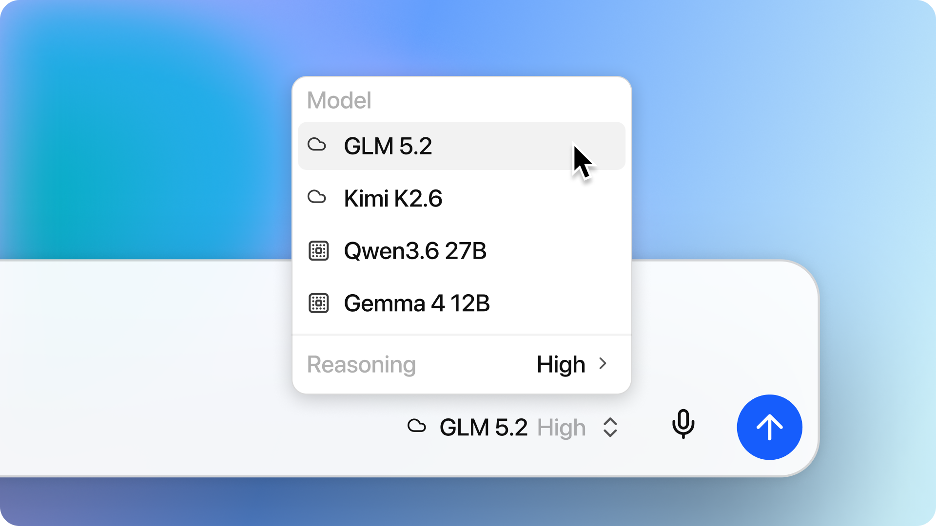 Bionic cloud model picker